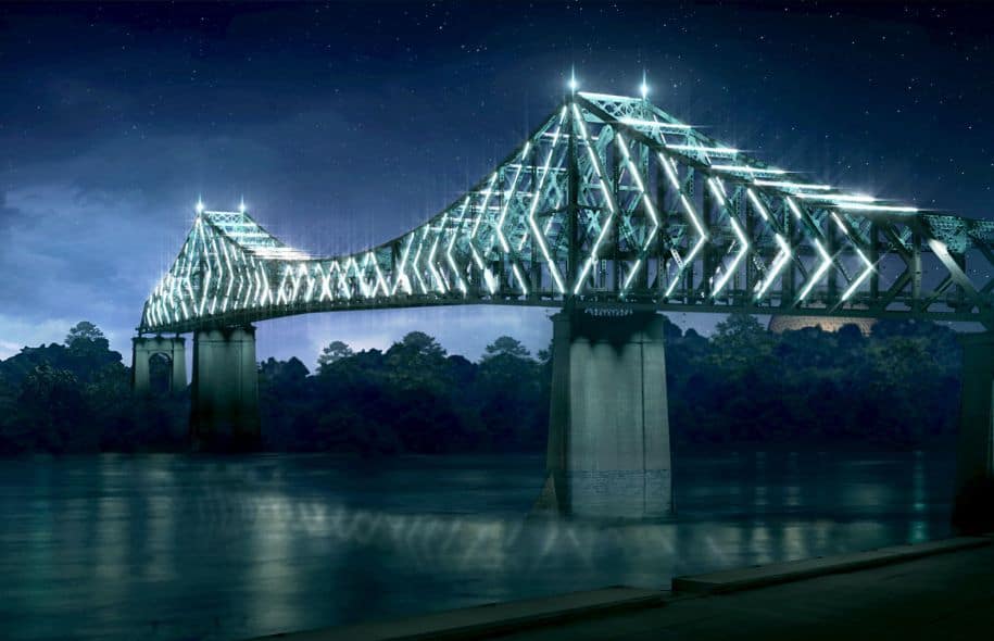Illuminations Pont Jacques Cartier -Montréal 375ème